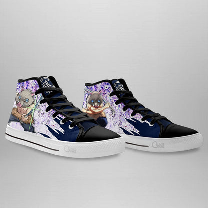 Footwearstorm Demon Slayer High Top Canvas Sneakers Shoes For Men And Women 1