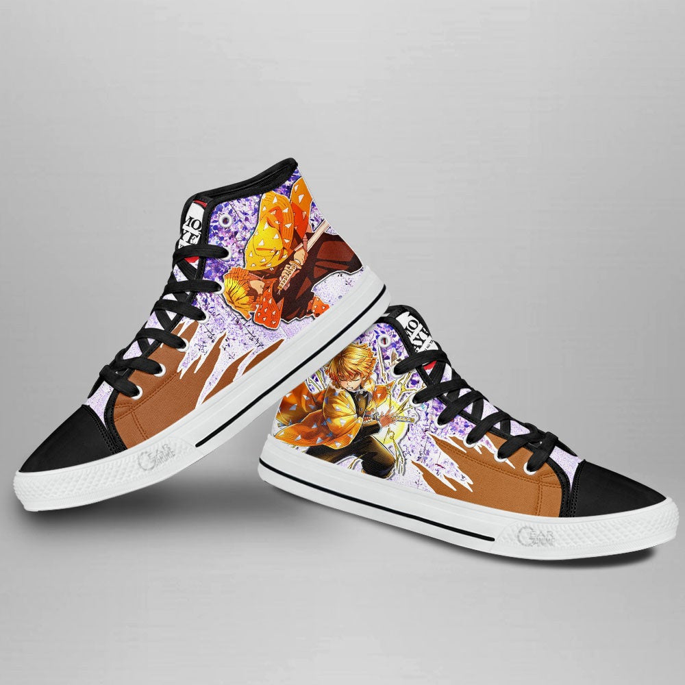 Footwearstorm Demon Slayer High Top Canvas Sneakers Shoes For Men And Women 2
