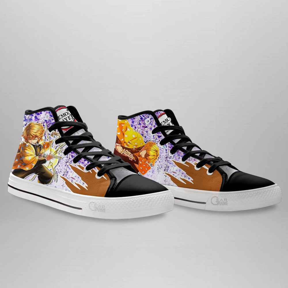 Footwearstorm Demon Slayer High Top Canvas Sneakers Shoes For Men And Women 2