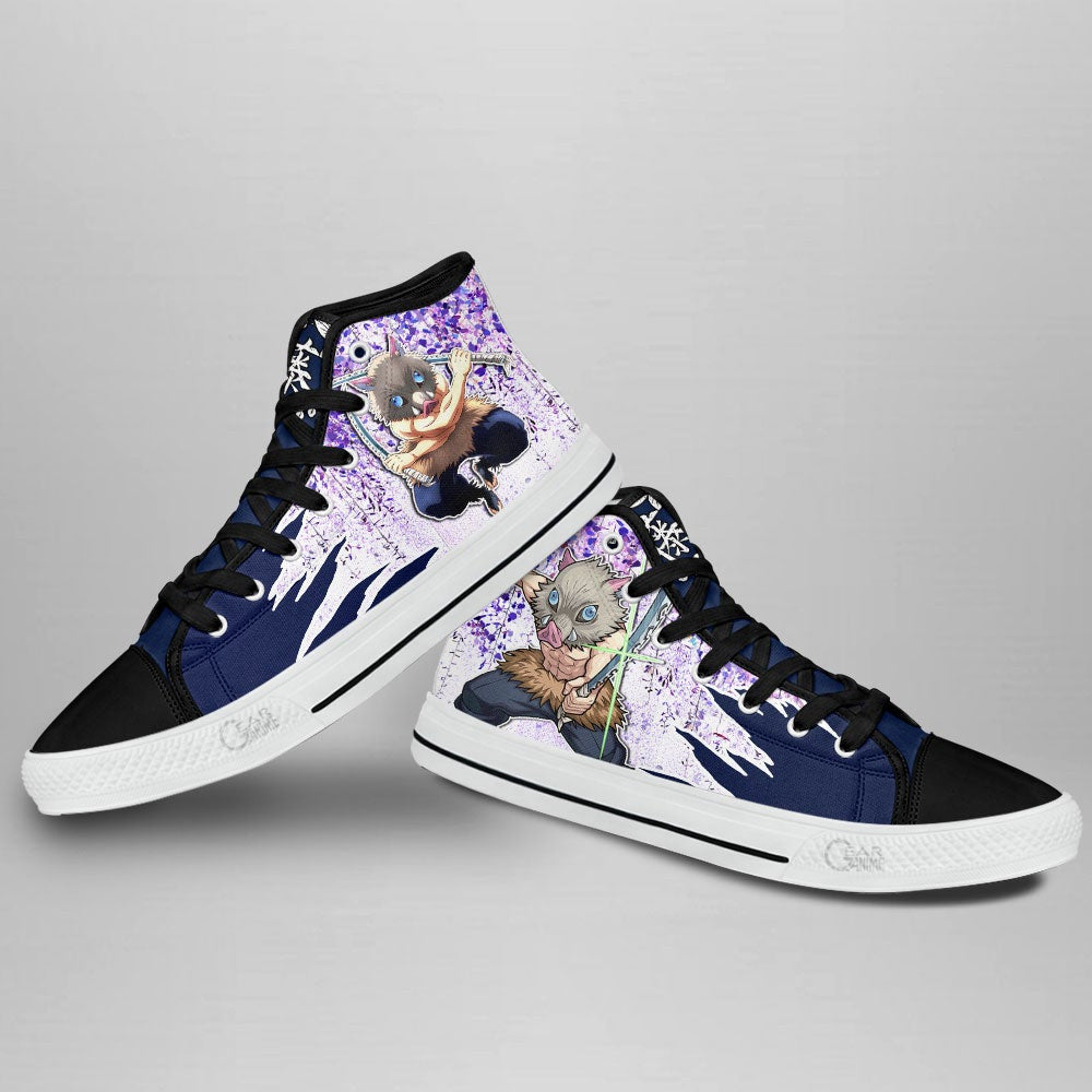 Footwearstorm Demon Slayer High Top Canvas Sneakers Shoes For Men And Women 1
