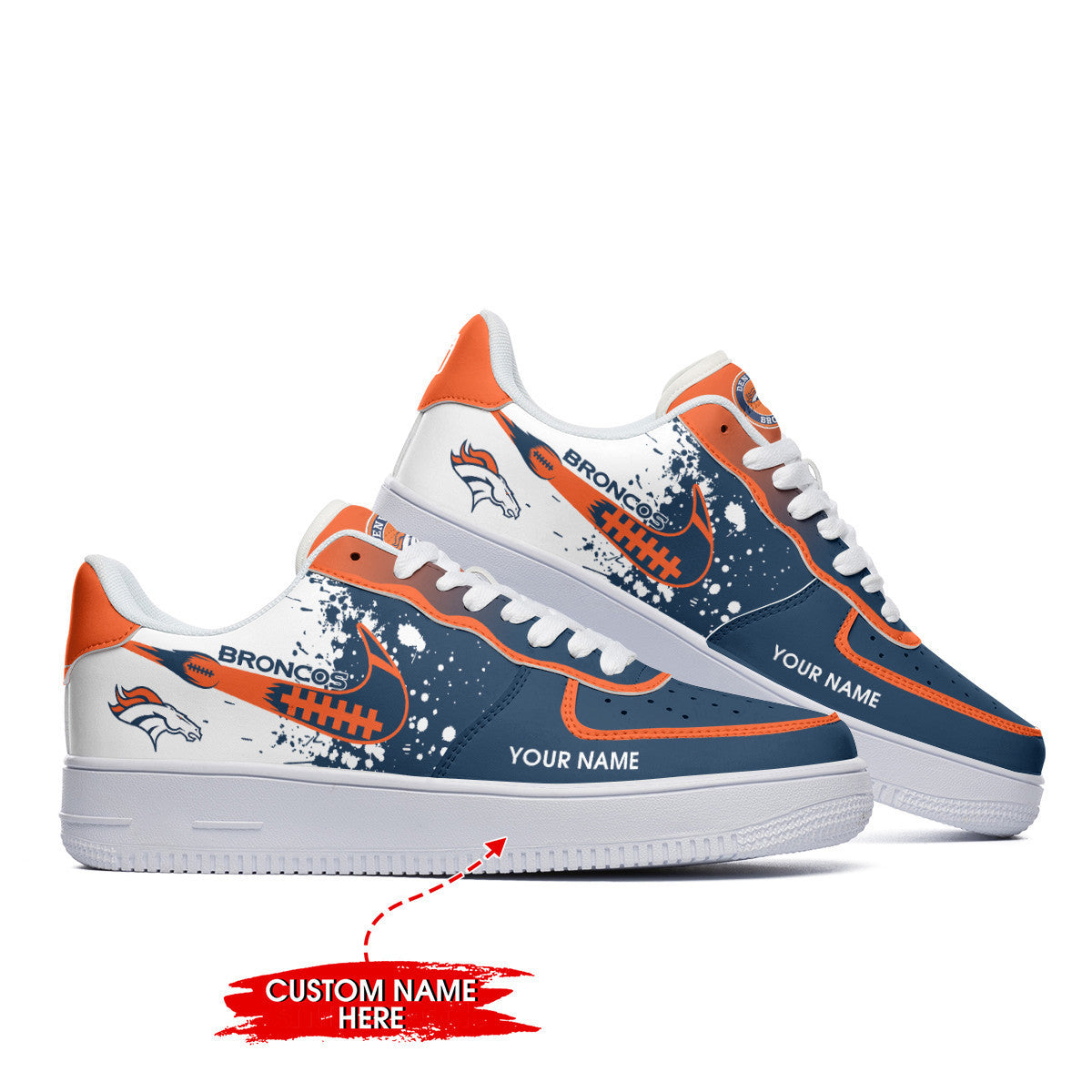 Footwearstorm Denver Broncos Air Low-Top Sneakers Shoes For Men And Women 120524