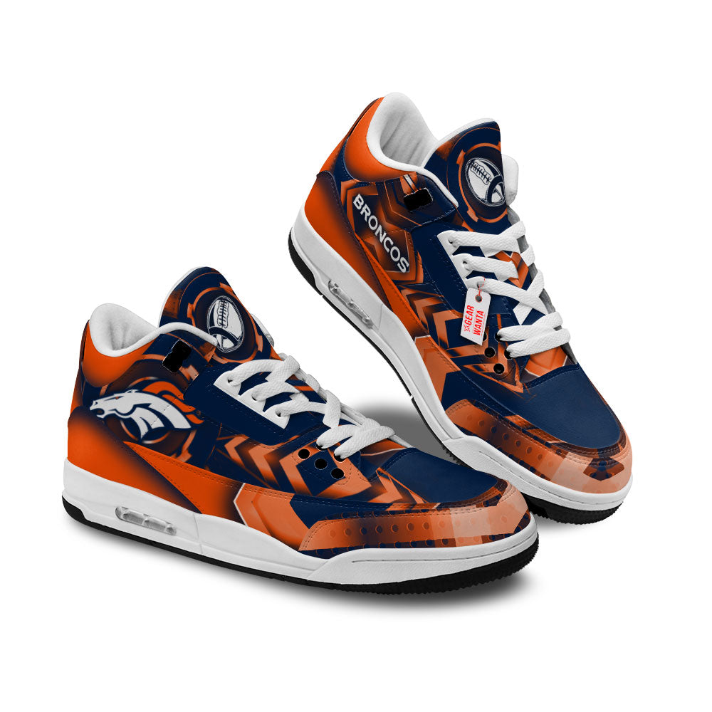 Footwearstorm Denver Broncos AJ3 Sneakers Shoes For Men And Women