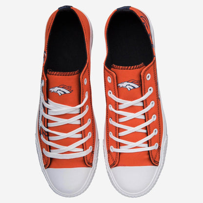 Footwearstorm Denver Broncos Low Top Canvas Sneakers Shoes For Men And Women 1