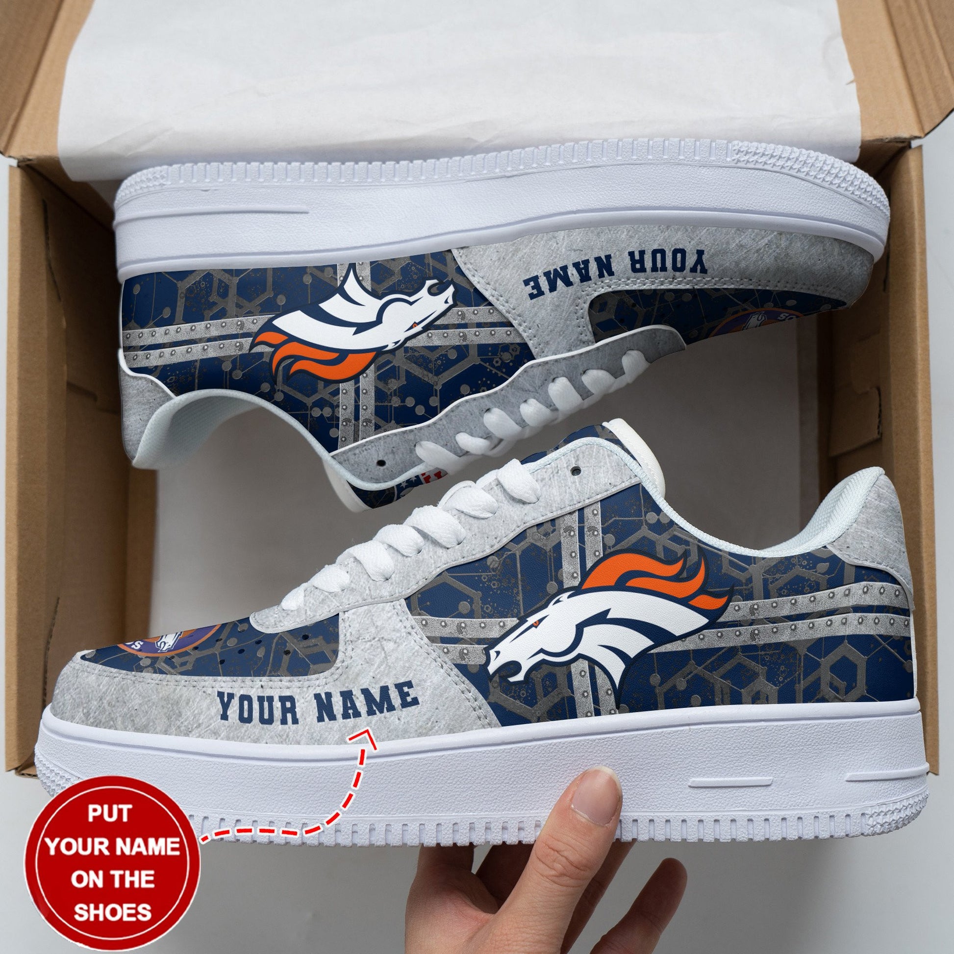 Footwearstorm Denver Broncos NFL Air Low-Top Sneakers Shoes For Men And Women 1205716