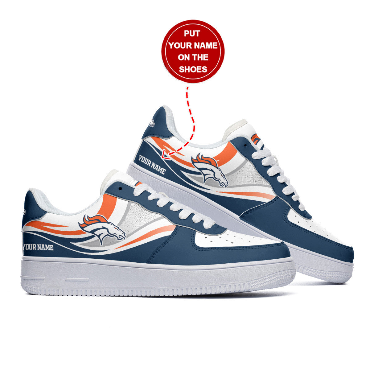 Footwearstorm Denver Broncos NFL Air Low-Top Sneakers Shoes For Men And Women 1205357