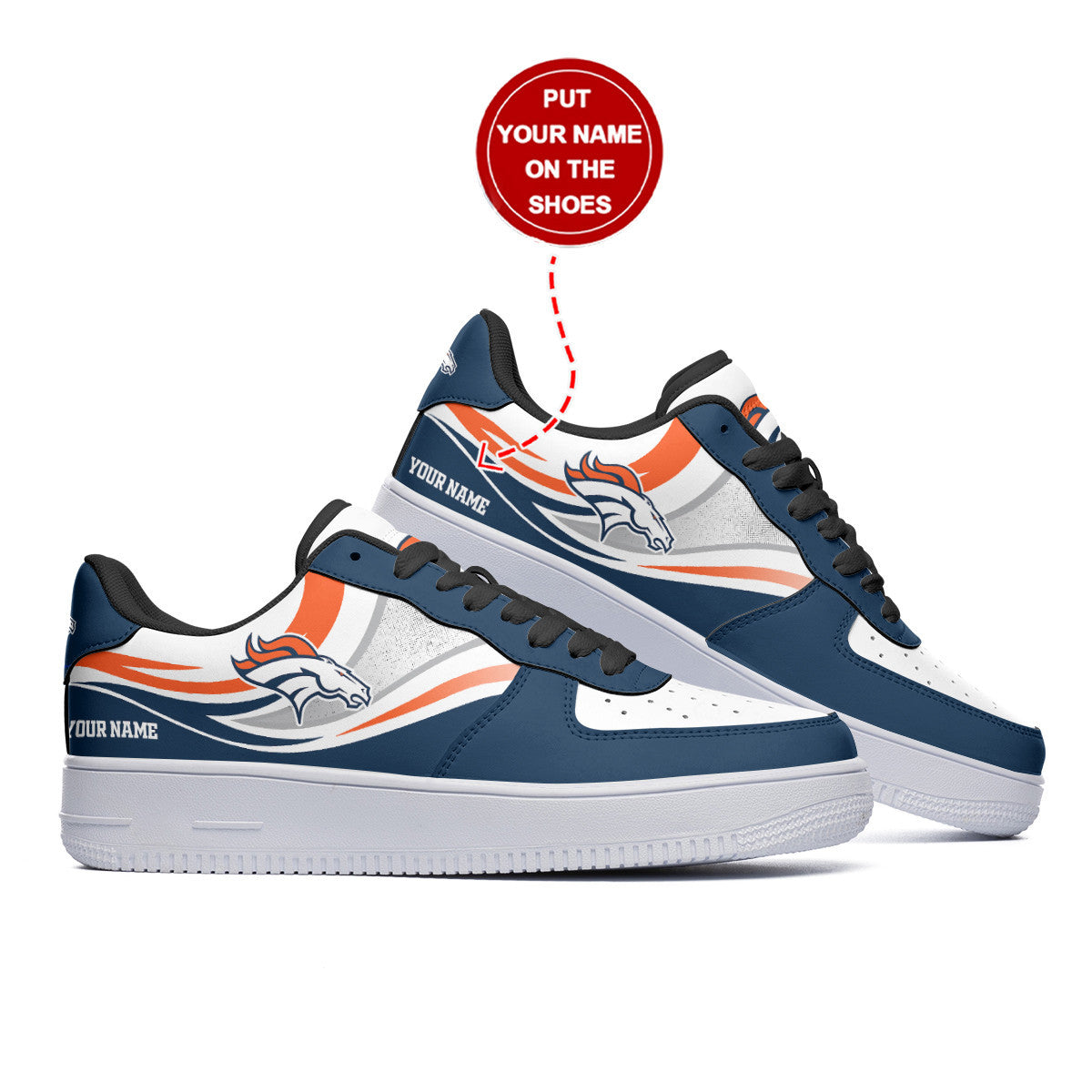 Footwearstorm Denver Broncos NFL Air Low-Top Sneakers Shoes For Men And Women 1205357