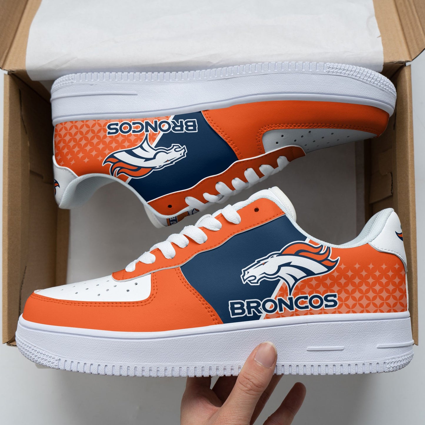 Footwearstorm Denver Broncos NFL Air Low-Top Sneakers Shoes For Men And Women 1205363