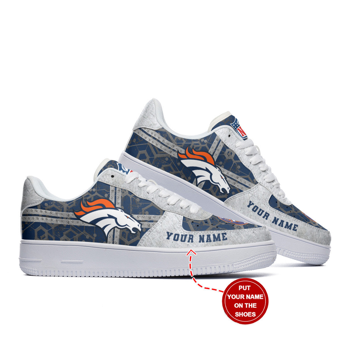 Footwearstorm Denver Broncos NFL Air Low-Top Sneakers Shoes For Men And Women 1205356