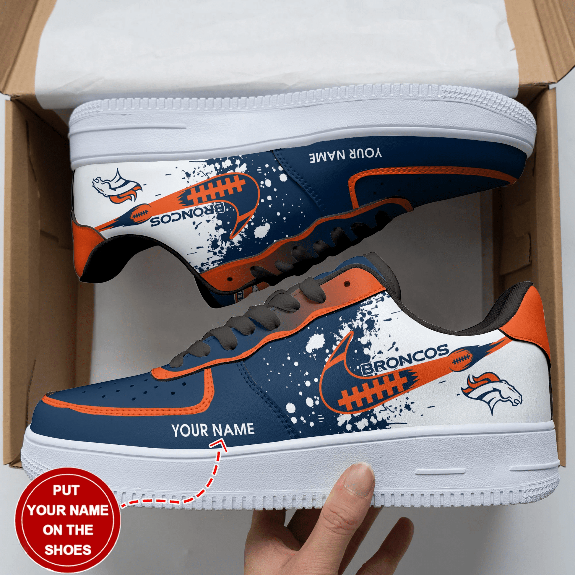 Footwearstorm Denver Broncos NFL Air Low-Top Sneakers Shoes For Men And Women 1205712