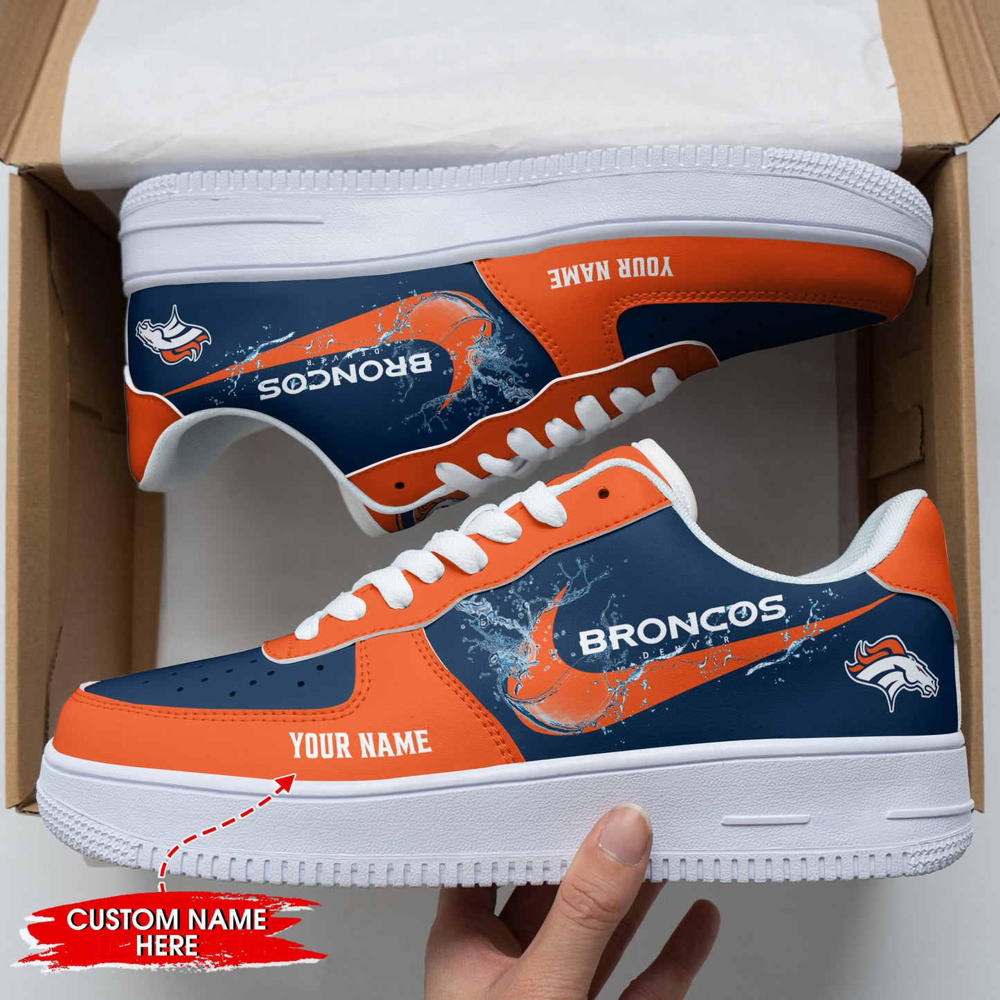 Footwearstorm Denver Broncos NFL Air Low-Top Sneakers Shoes For Men And Women 1205354