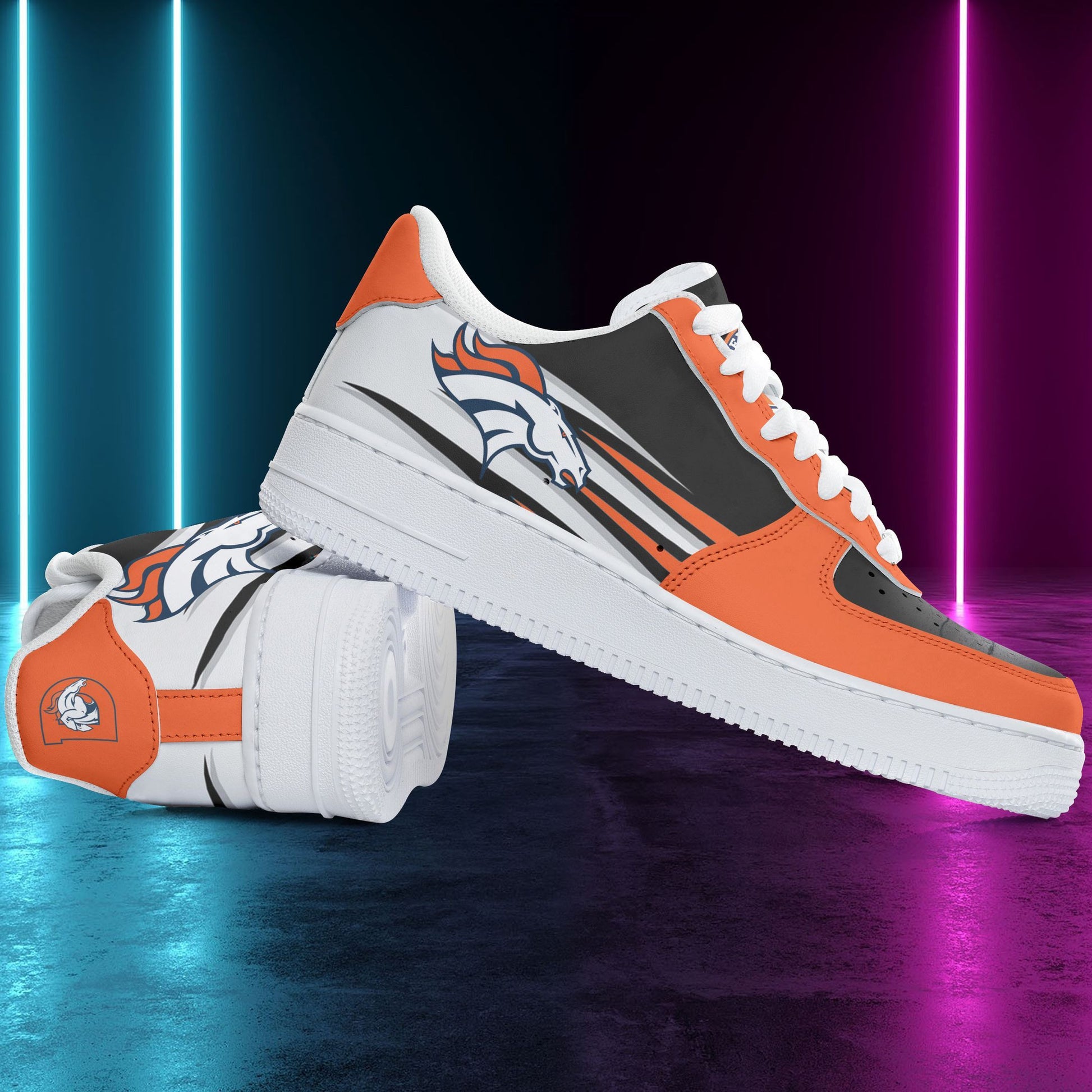 Footwearstorm Denver Broncos NFL Air Low-Top Sneakers Shoes For Men And Women 1205360