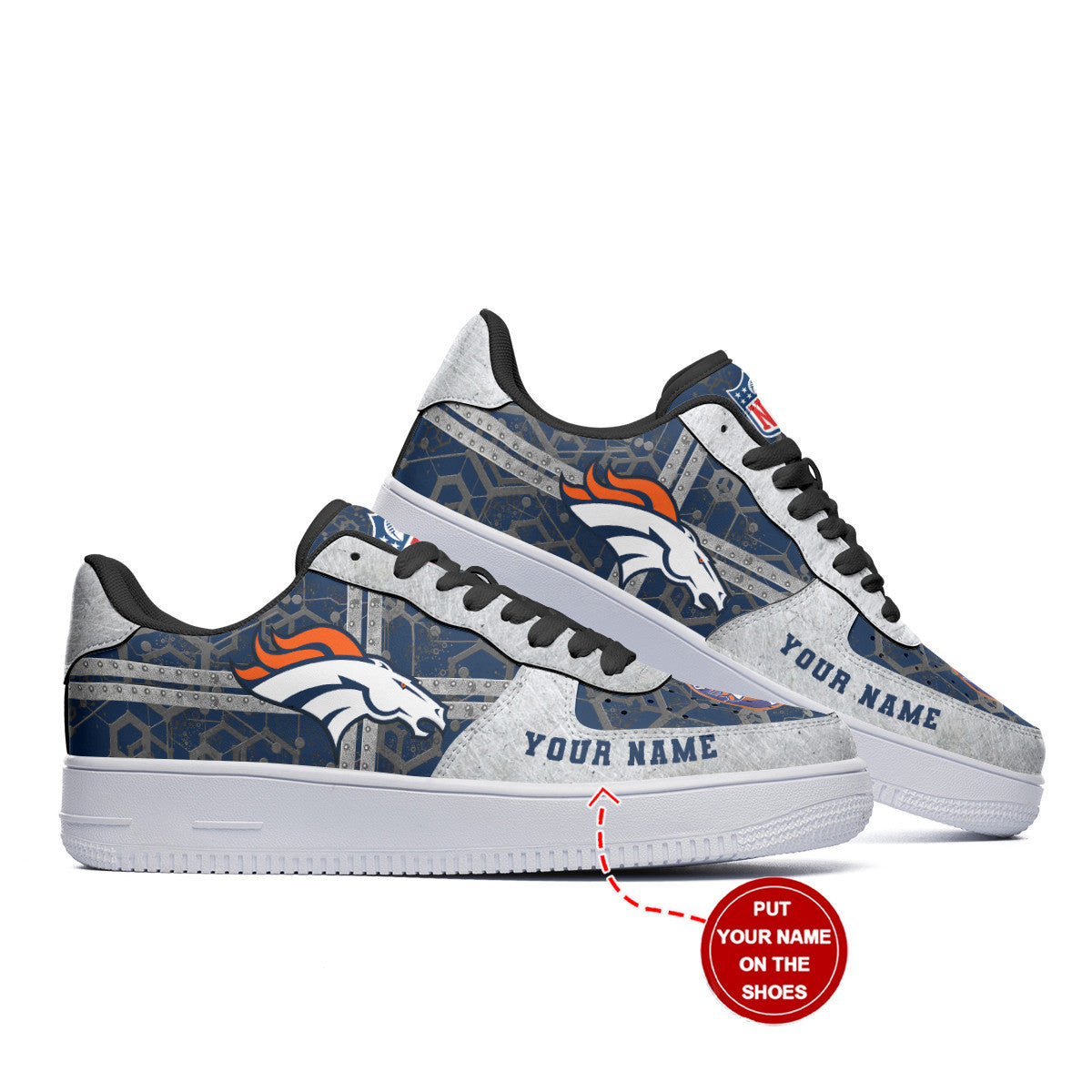 Footwearstorm Denver Broncos NFL Air Low-Top Sneakers Shoes For Men And Women 1205356