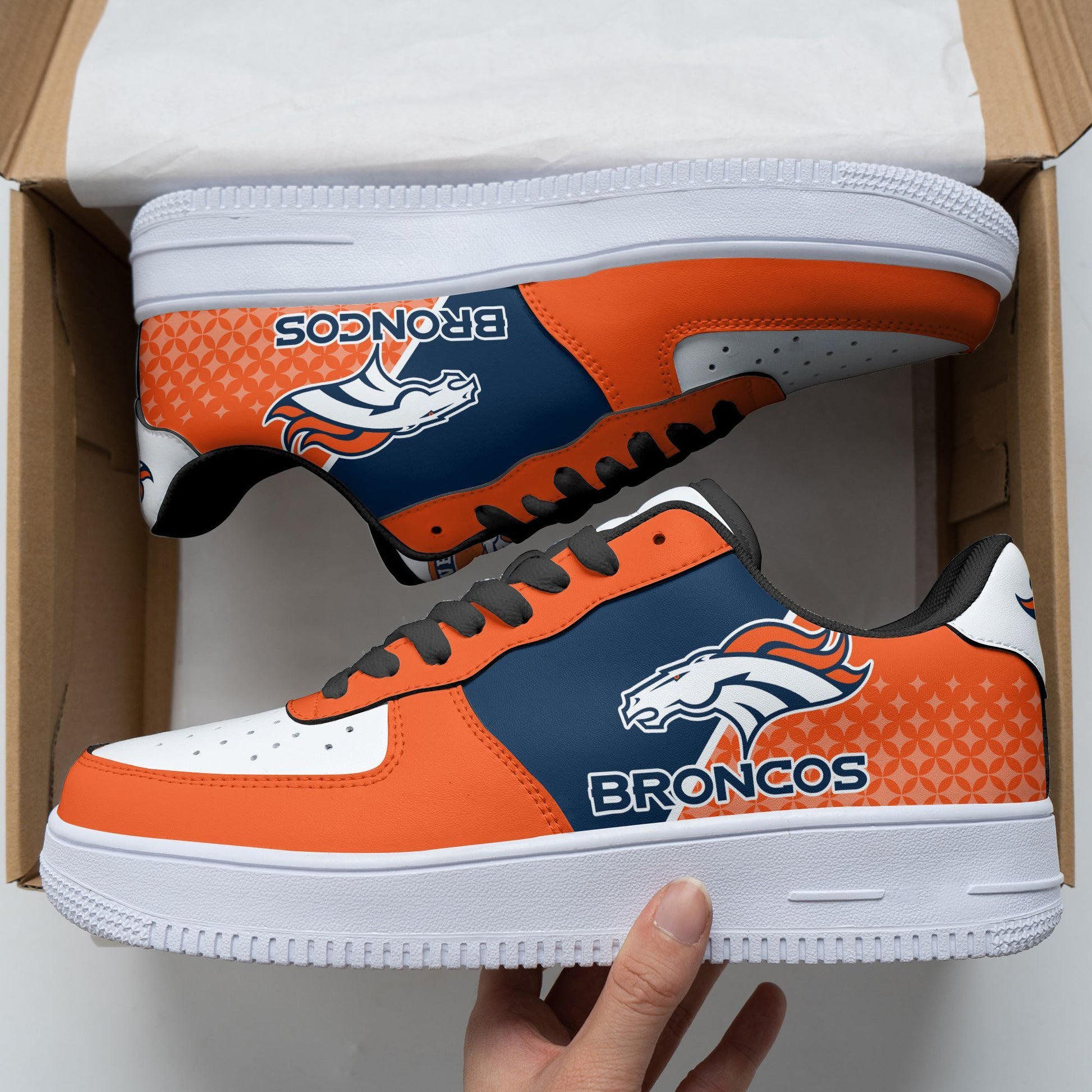 Footwearstorm Denver Broncos NFL Air Low-Top Sneakers Shoes For Men And Women 1205363