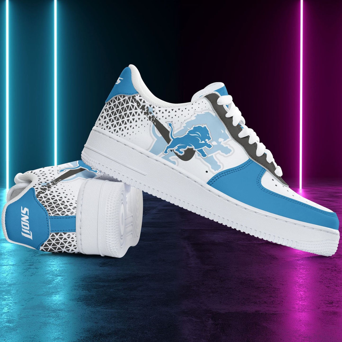 Footwearstorm Detroit Lions Air Low-Top Sneakers Shoes For Men And Women 1205123