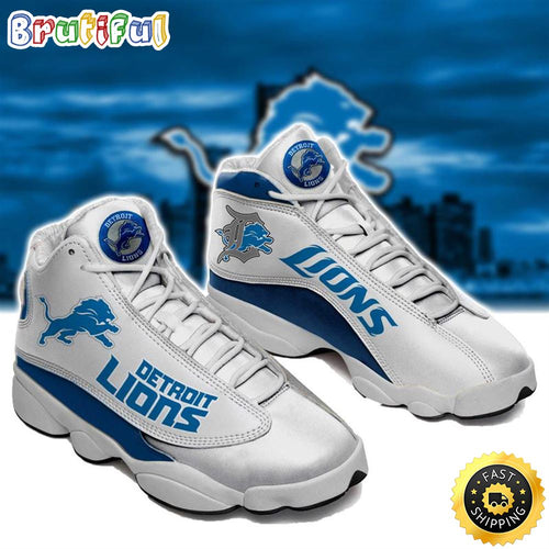 Footwearstorm Detroit Lions AJ13 Sneakers Shoes For Men And Women 2