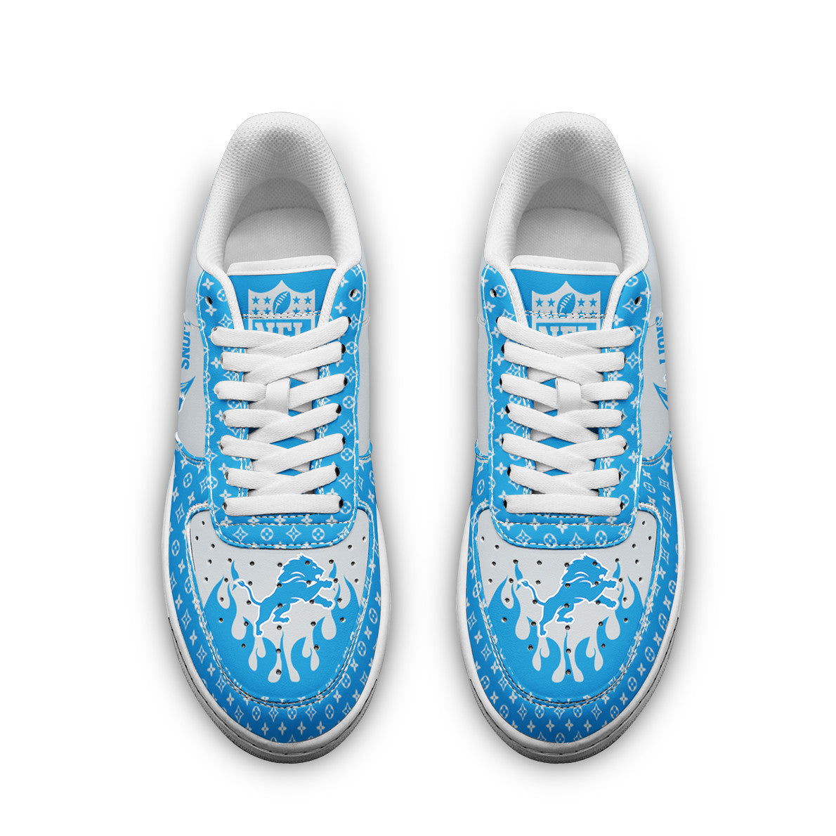 Footwearstorm Detroit Lions NFL Air Low-Top Sneakers Shoes For Men And Women 1205789