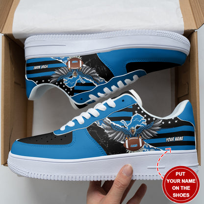 Footwearstorm Detroit Lions NFL Air Low-Top Sneakers Shoes For Men And Women 1205289