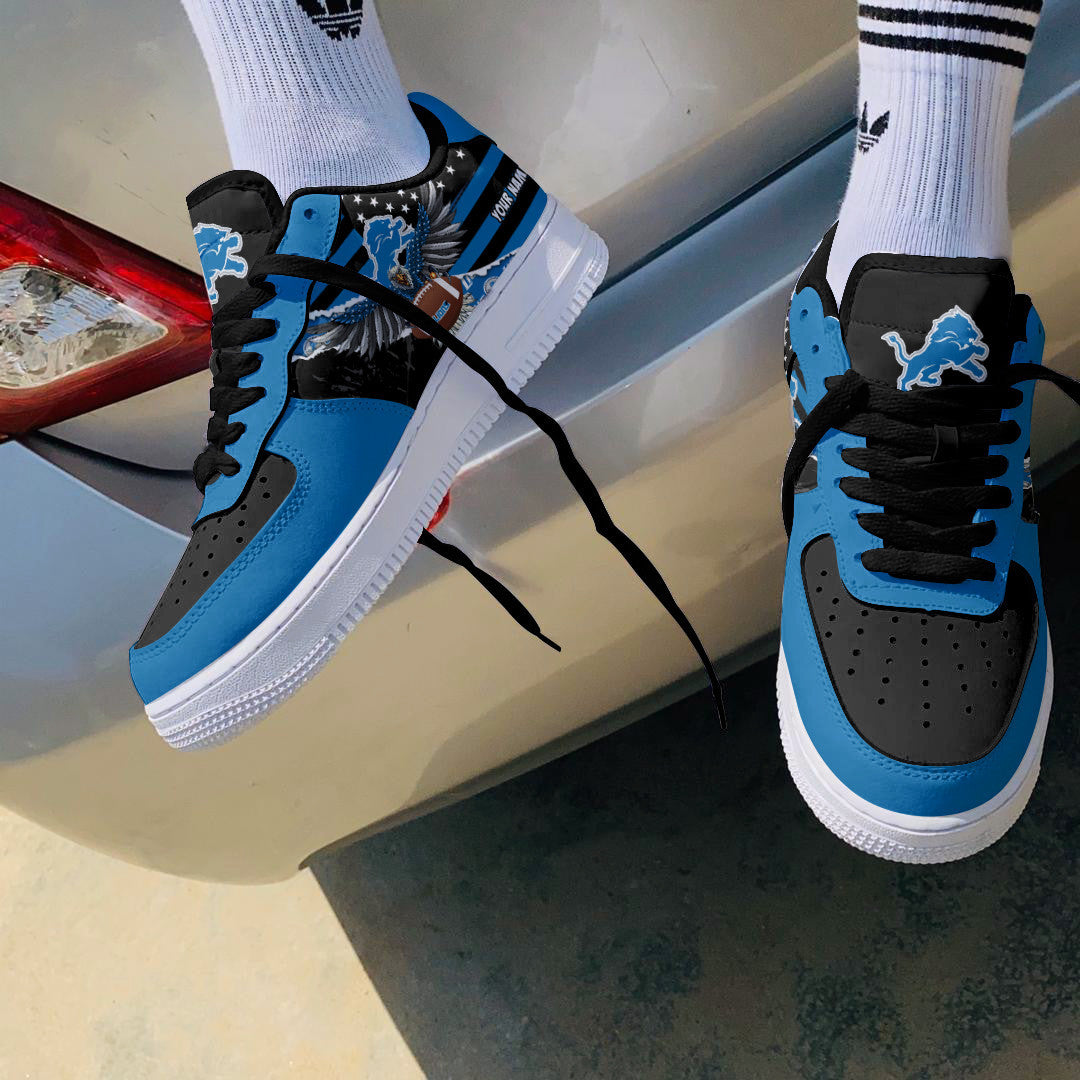 Footwearstorm Detroit Lions NFL Air Low-Top Sneakers Shoes For Men And Women 1205289