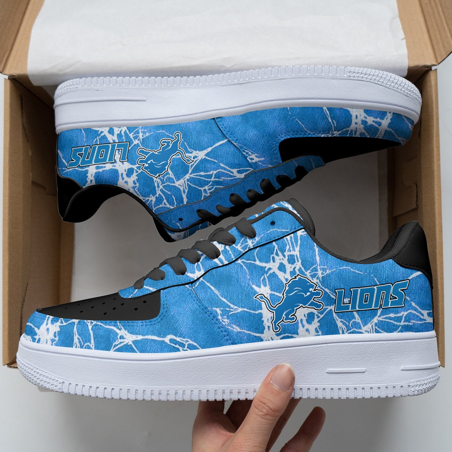 Footwearstorm Detroit Lions NFL Air Low-Top Sneakers Shoes For Men And Women 1205183
