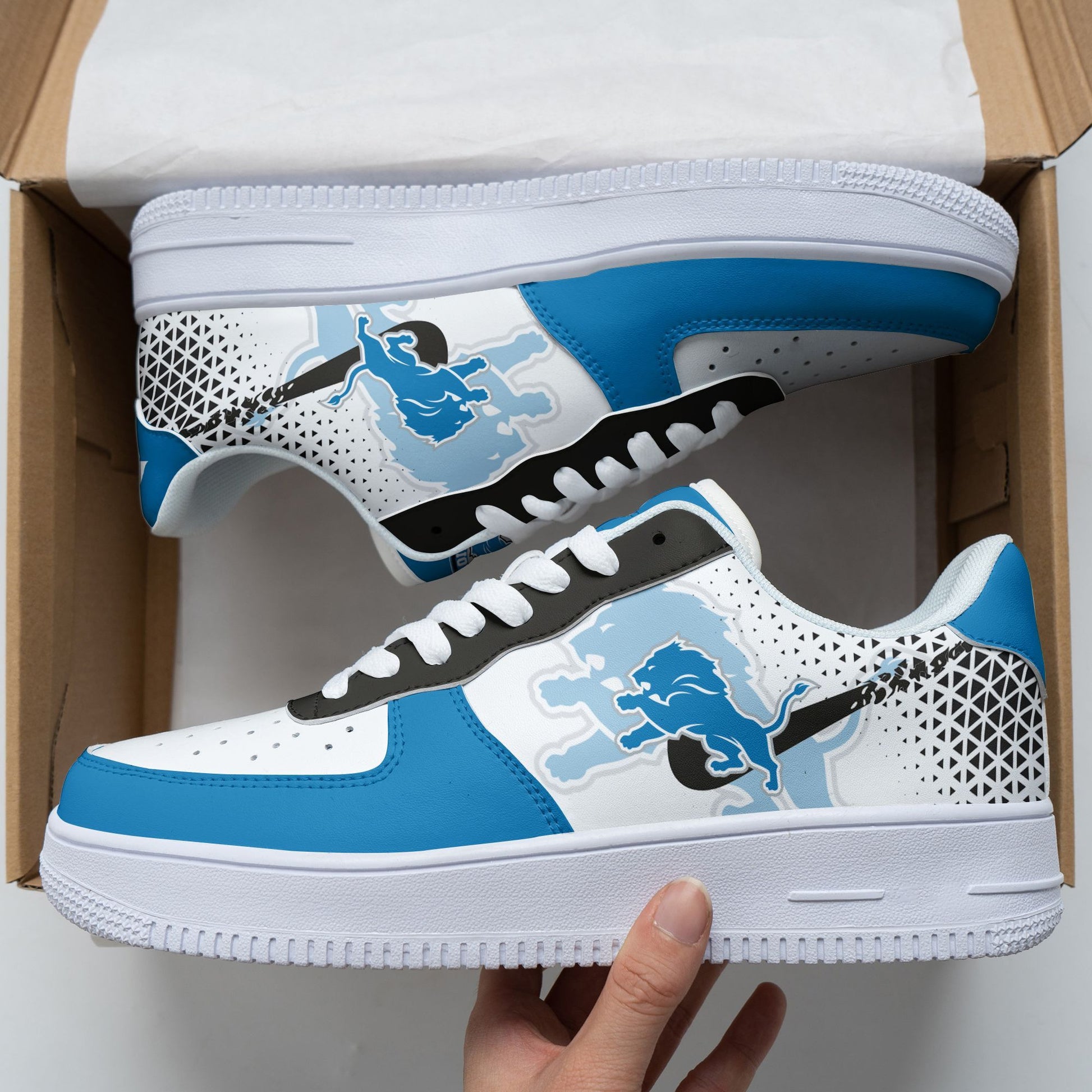 Footwearstorm Detroit Lions NFL Air Low-Top Sneakers Shoes For Men And Women 1205291