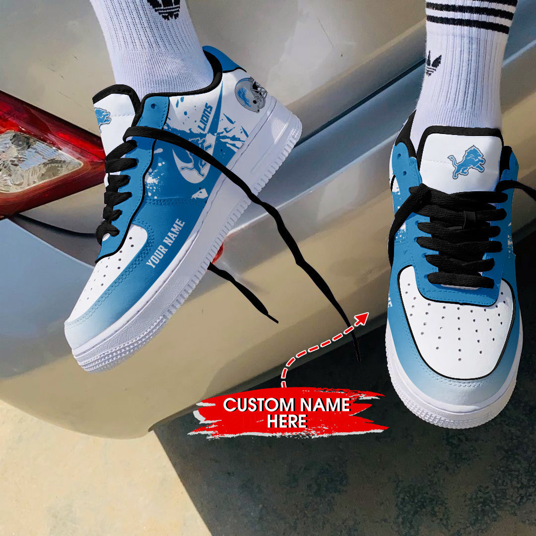 Footwearstorm Detroit Lions NFL Air Low-Top Sneakers Shoes For Men And Women 1205286