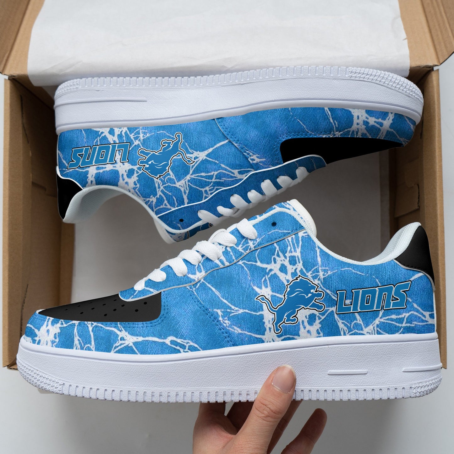 Footwearstorm Detroit Lions NFL Air Low-Top Sneakers Shoes For Men And Women 1205183