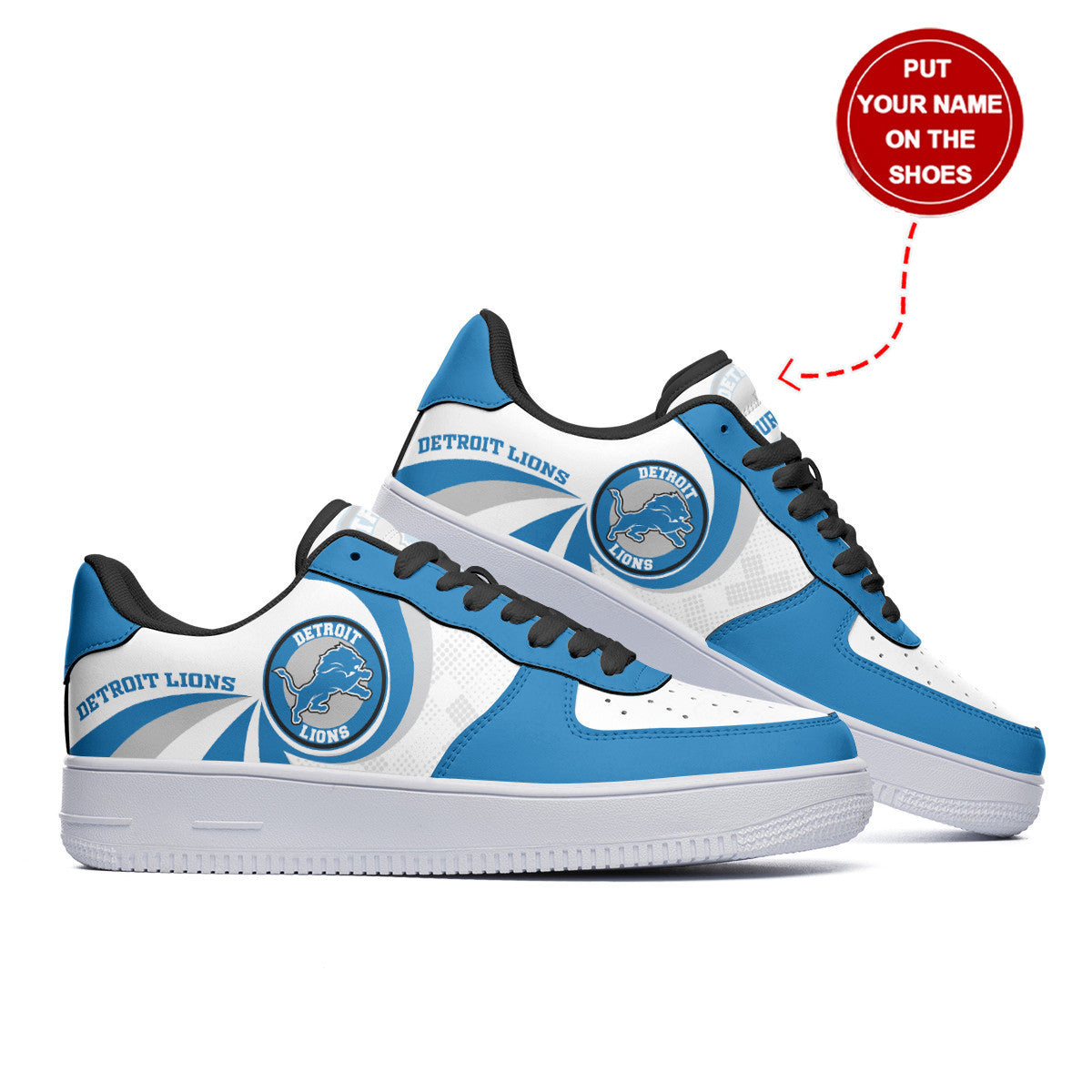 Footwearstorm Detroit Lions NFL Air Low-Top Sneakers Shoes For Men And Women 1