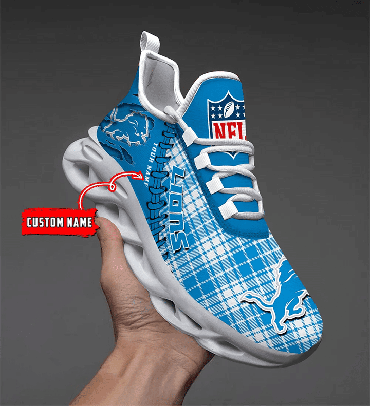 Footwearstorm Detroit Lions NFL Max Soul Shoes Sneakers For Men And Women 6
