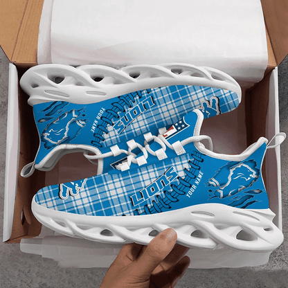 Footwearstorm Detroit Lions NFL Max Soul Shoes Sneakers For Men And Women 6