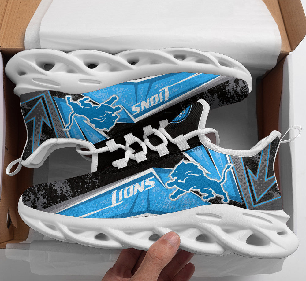 Footwearstorm Detroit Lions NFL Max Soul Shoes Sneakers For Men And Women 8