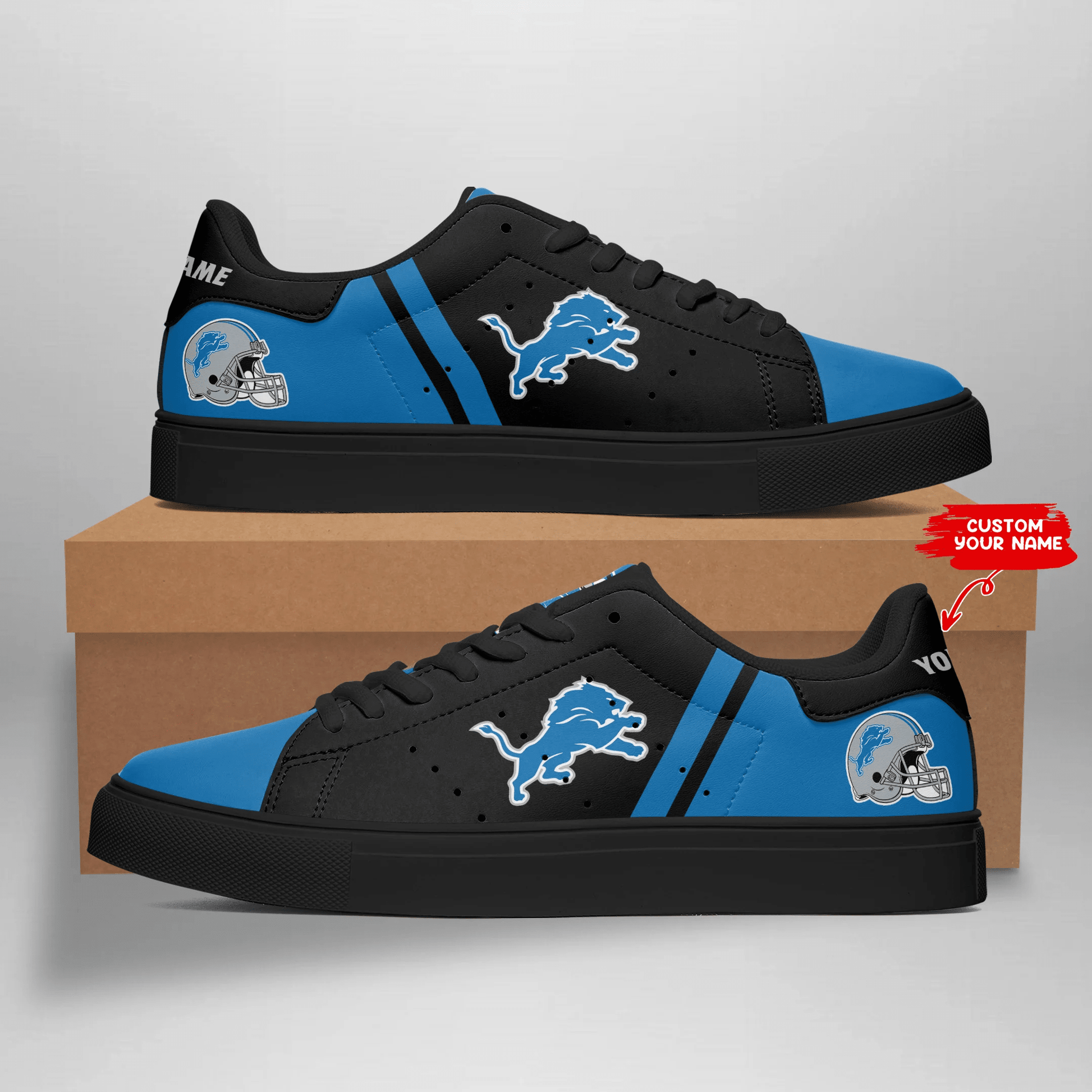 Footwearstorm Detroit Lions Skate Stan Shoes Sneakes For Men And Women 3