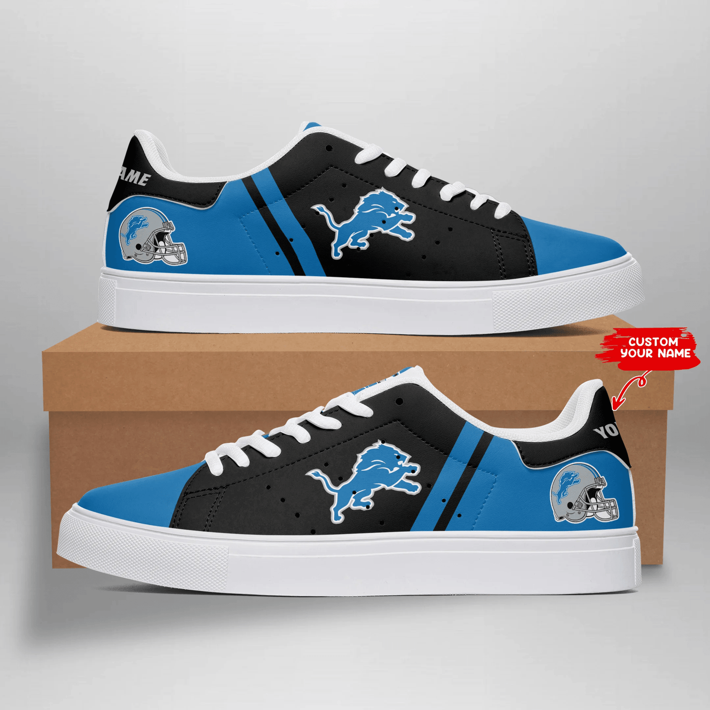Footwearstorm Detroit Lions Skate Stan Shoes Sneakes For Men And Women 3