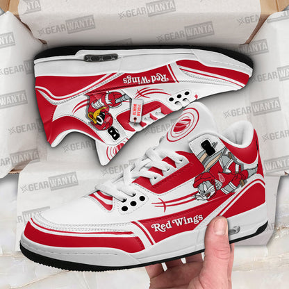Footwearstorm Detroit Red Wings AJ3 Sneakers Shoes For Men And Women