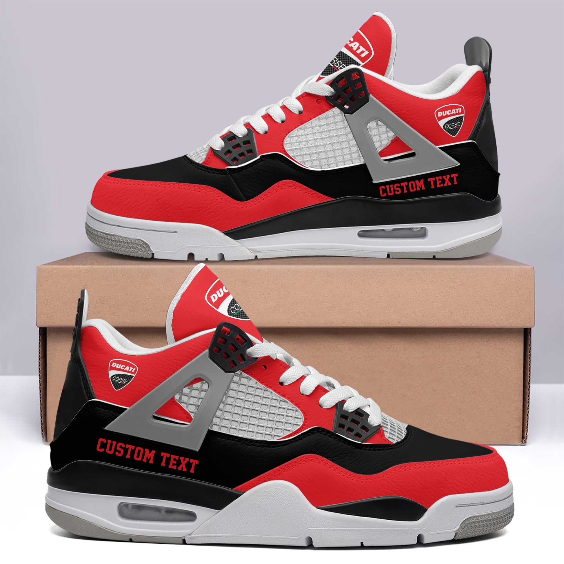 Footwearstorm Ducati Corse AJ4 Sneakers Shoes For Men And Women