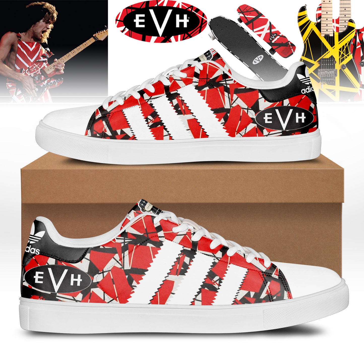 Footwearstorm Eddie Van Halen Skate Stan Shoes Sneakes For Men And Women 1