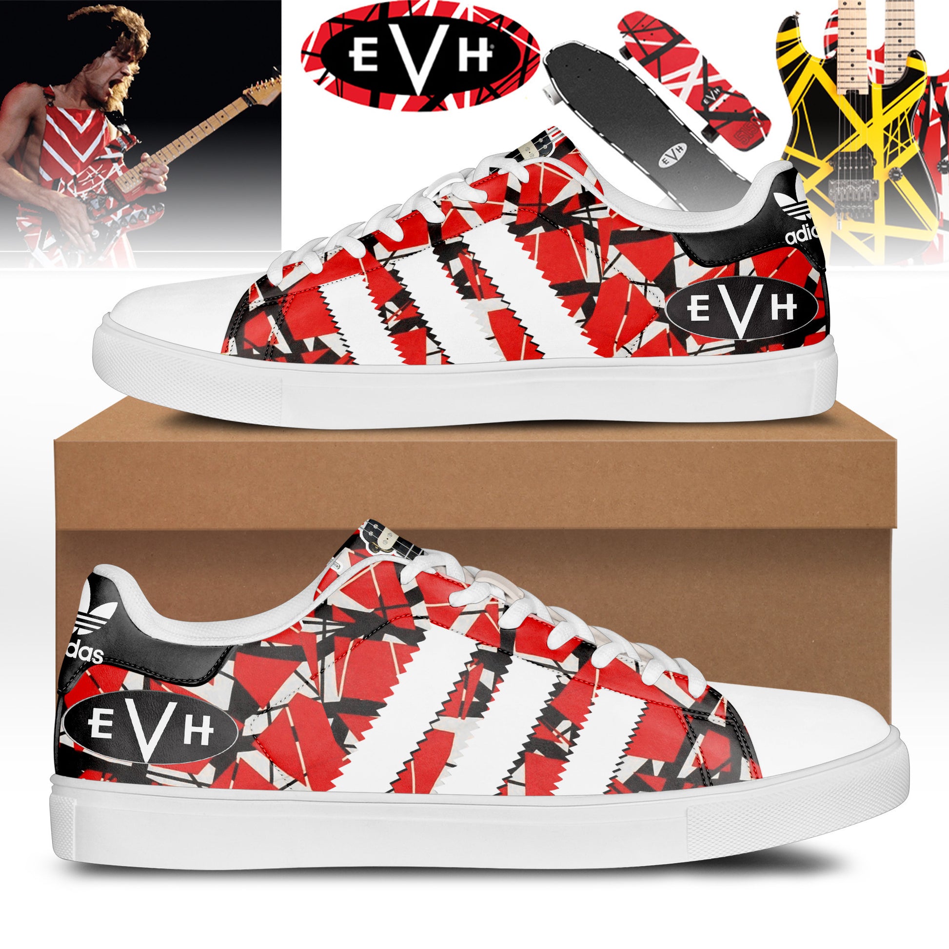 Footwearstorm Eddie Van Halen Skate Stan Shoes Sneakes For Men And Women 1