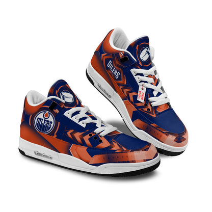 Footwearstorm Edmonson Oilers AJ3 Sneakers Shoes For Men And Women