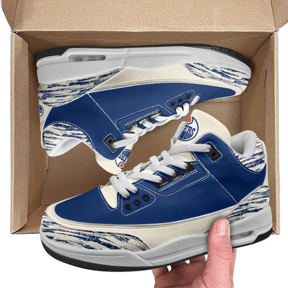Footwearstorm Edmonton Oilers AJ3 Sneakers Shoes For Men And Women