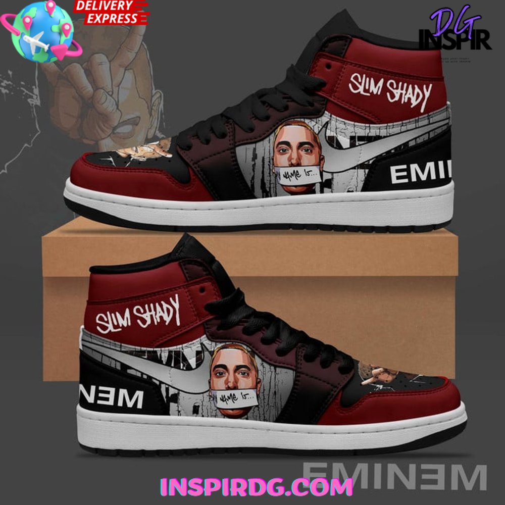 Footwearstorm Eminem AJ1 High Sneakers Shoes For Men And Women 1