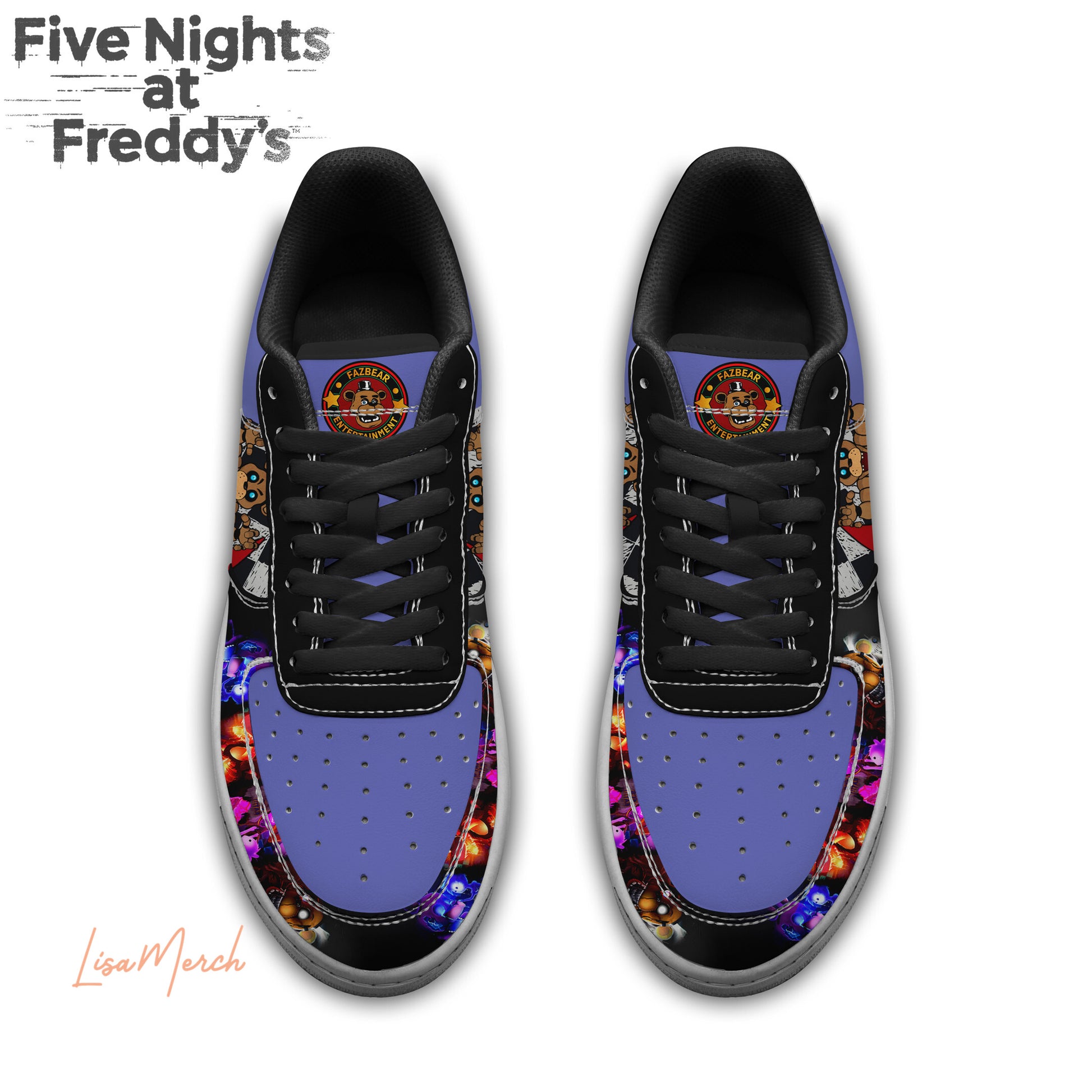 Footwearstorm Five Nights at Freddy's Air Low-Top Sneakers Shoes For Men And Women 2
