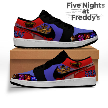 Footwearstorm Five Nights at Freddy's AJ1 Low Sneakers Shoes For Men And Women 1