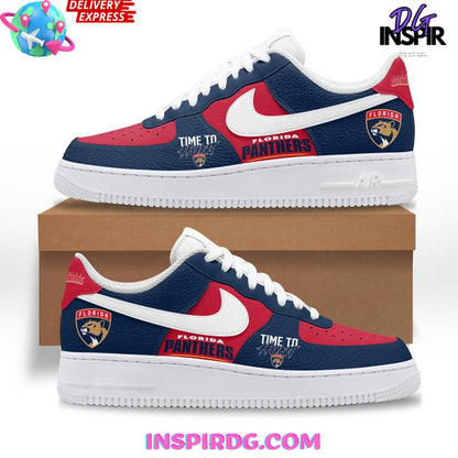 Footwearstorm Floria Panthers Time To Hunt Air Low-Top Sneakers Shoes For Men And Women 1