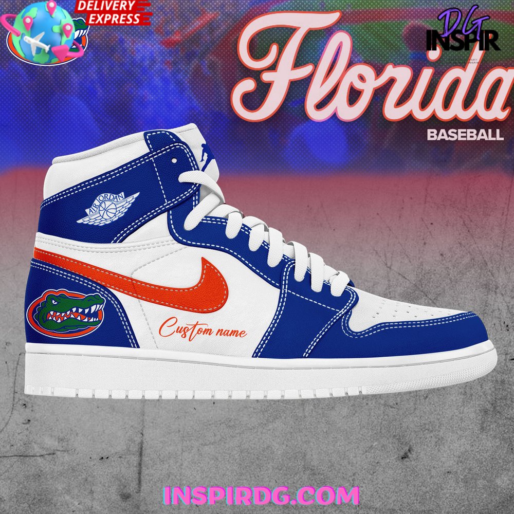 Footwearstorm Florida Gators AJ1 High Sneakers Shoes For Men And Women 2