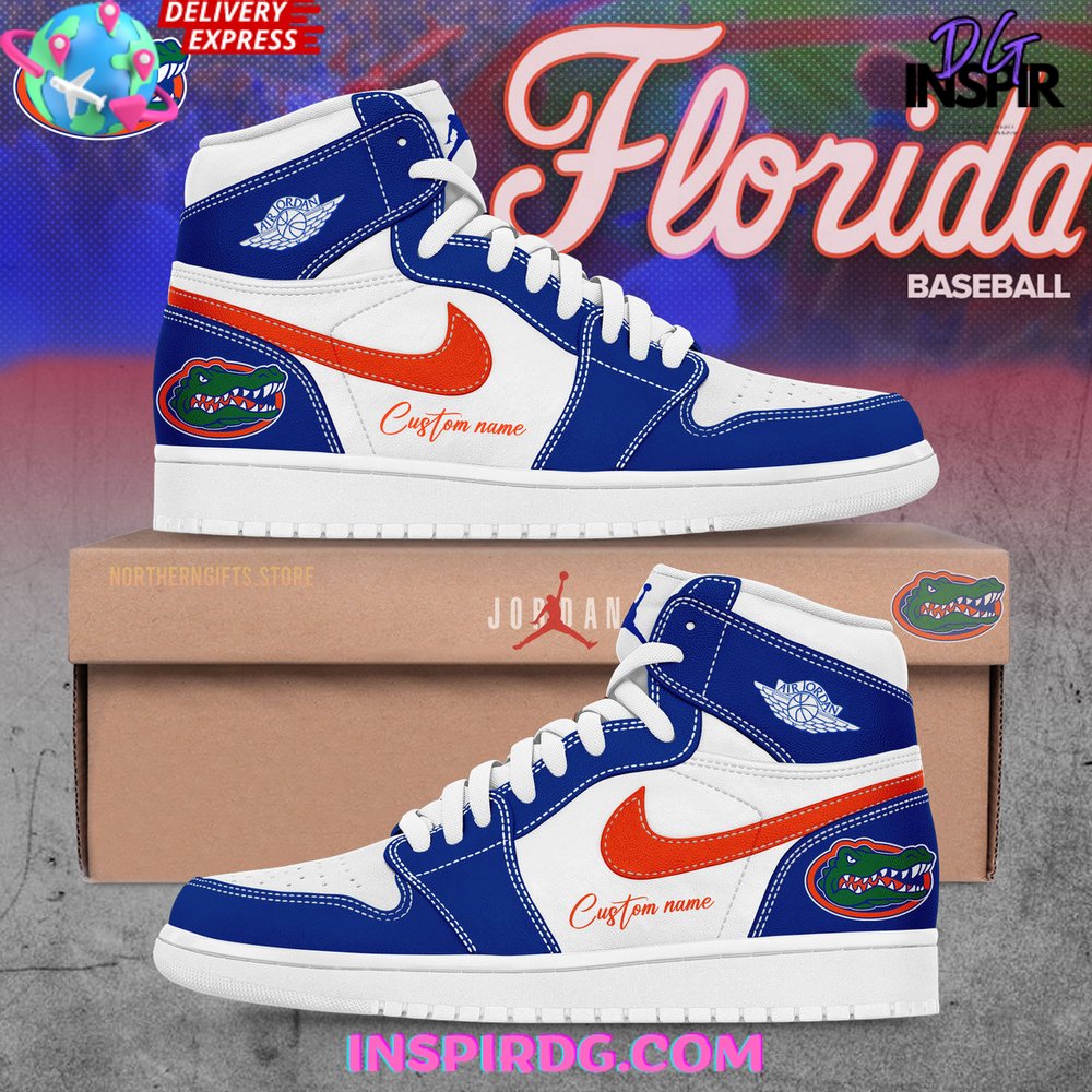 Footwearstorm Florida Gators AJ1 High Sneakers Shoes For Men And Women 2