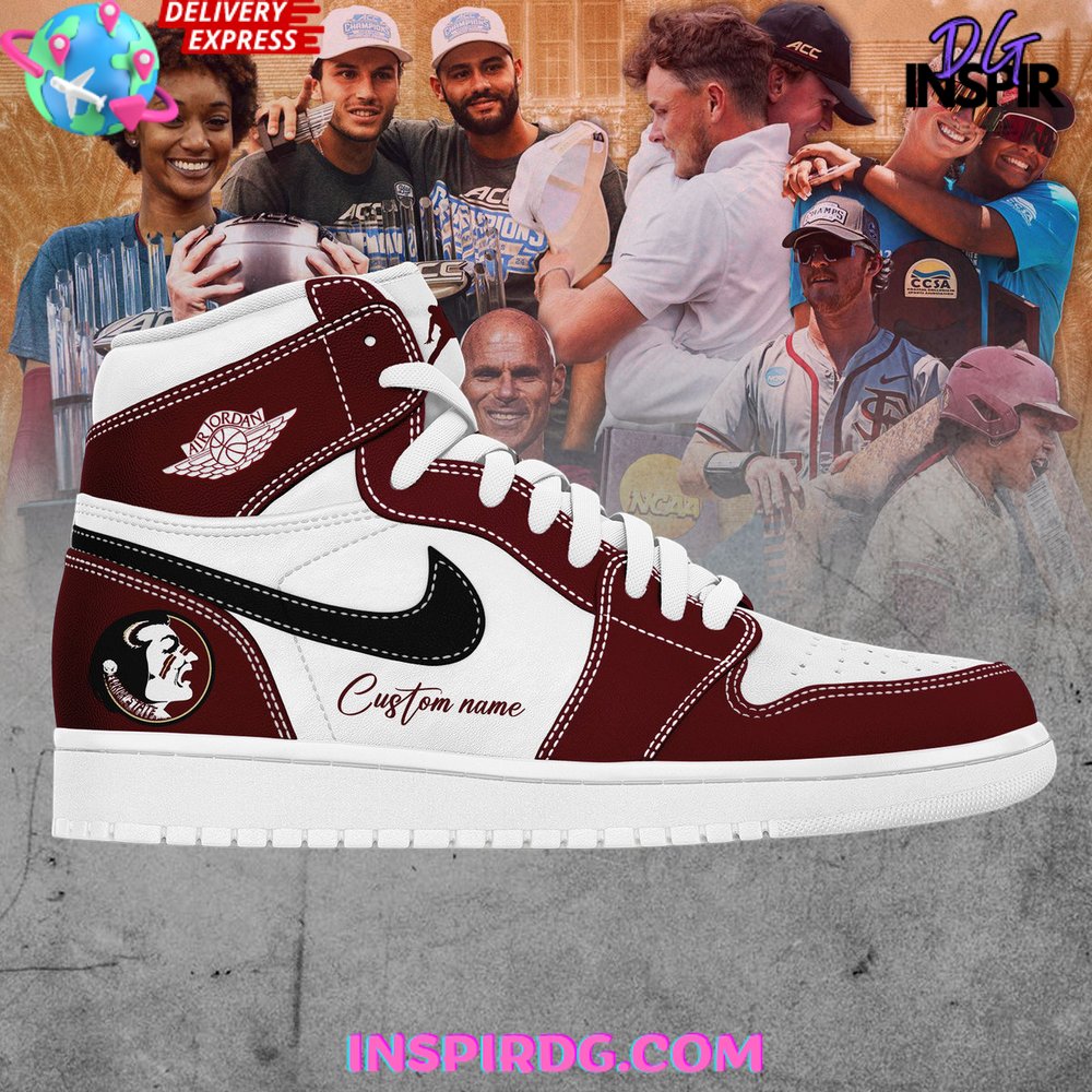 Footwearstorm Florida State Seminoles AJ1 High Sneakers Shoes For Men And Women 1