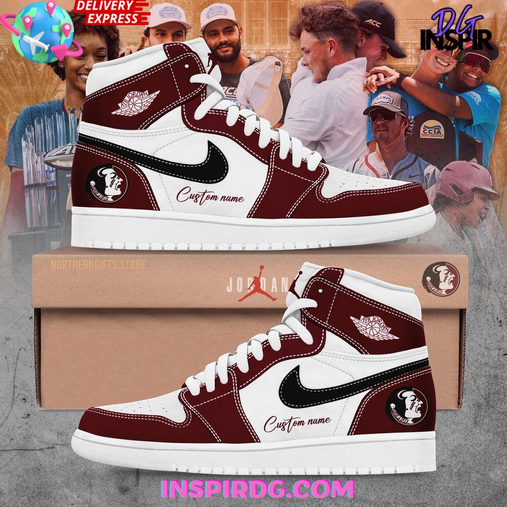 Footwearstorm Florida State Seminoles AJ1 High Sneakers Shoes For Men And Women 1