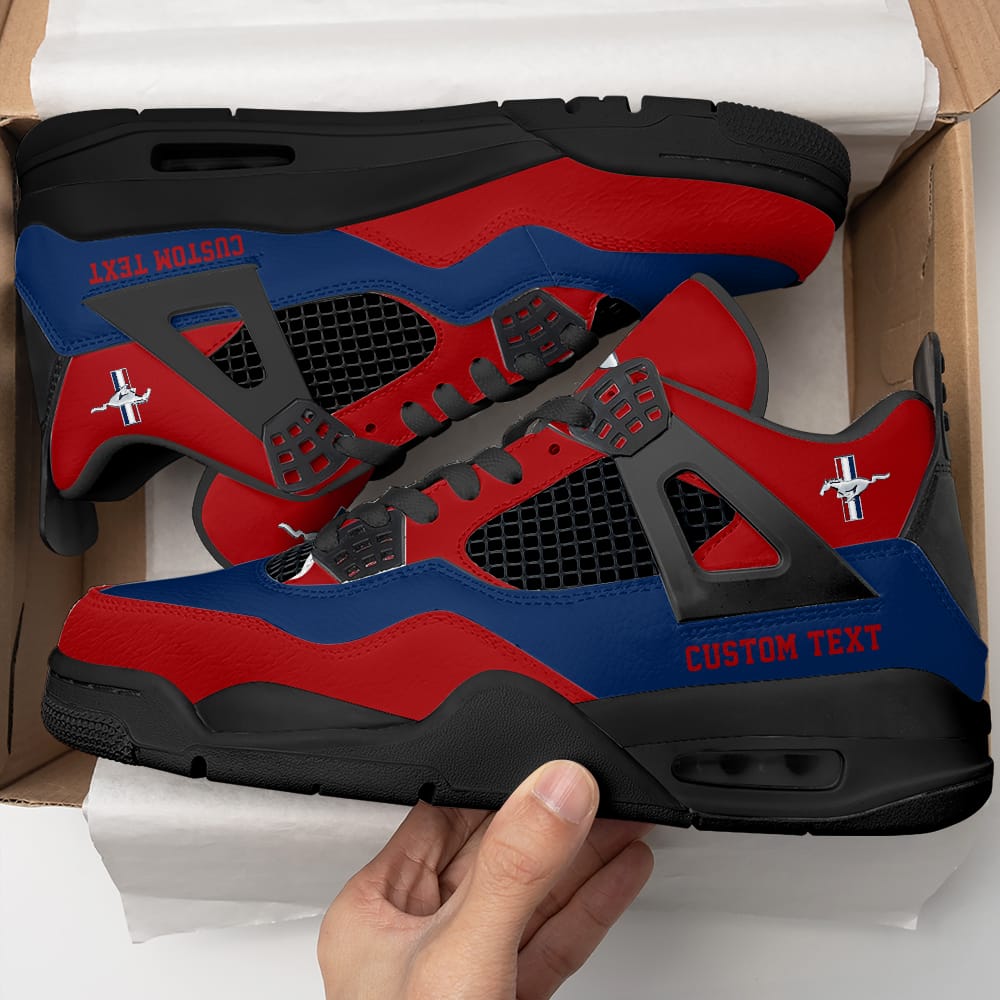 Footwearstorm Ford Mustang AJ4 Sneakers Shoes For Men And Women