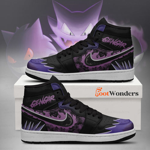 Footwearstorm Gengar AJ1 High Sneakers Shoes For Men And Women 1