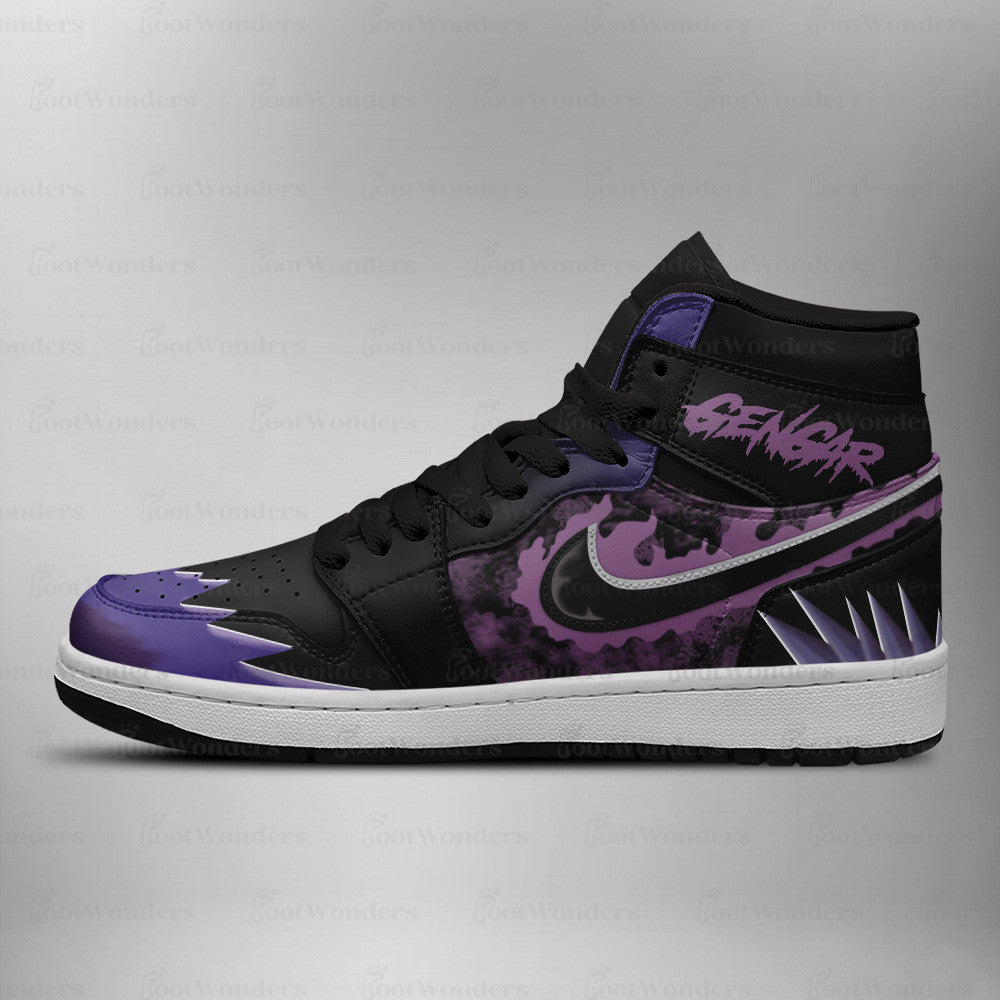 Footwearstorm Gengar AJ1 High Sneakers Shoes For Men And Women 1
