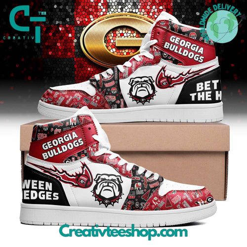 Footwearstorm Georgia Bulldogs AJ1 High Sneakers Shoes For Men And Women 1